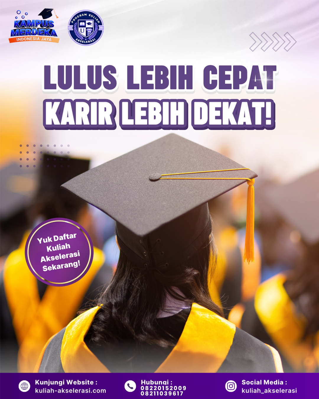 KULIAH FAST TRACK KULIAH AKSELERASI KULIAH PERCEPATAN KULIAH CEPAT KULIAH KILAT KULIAH KELAS KARYAWAN KULIAH RPL