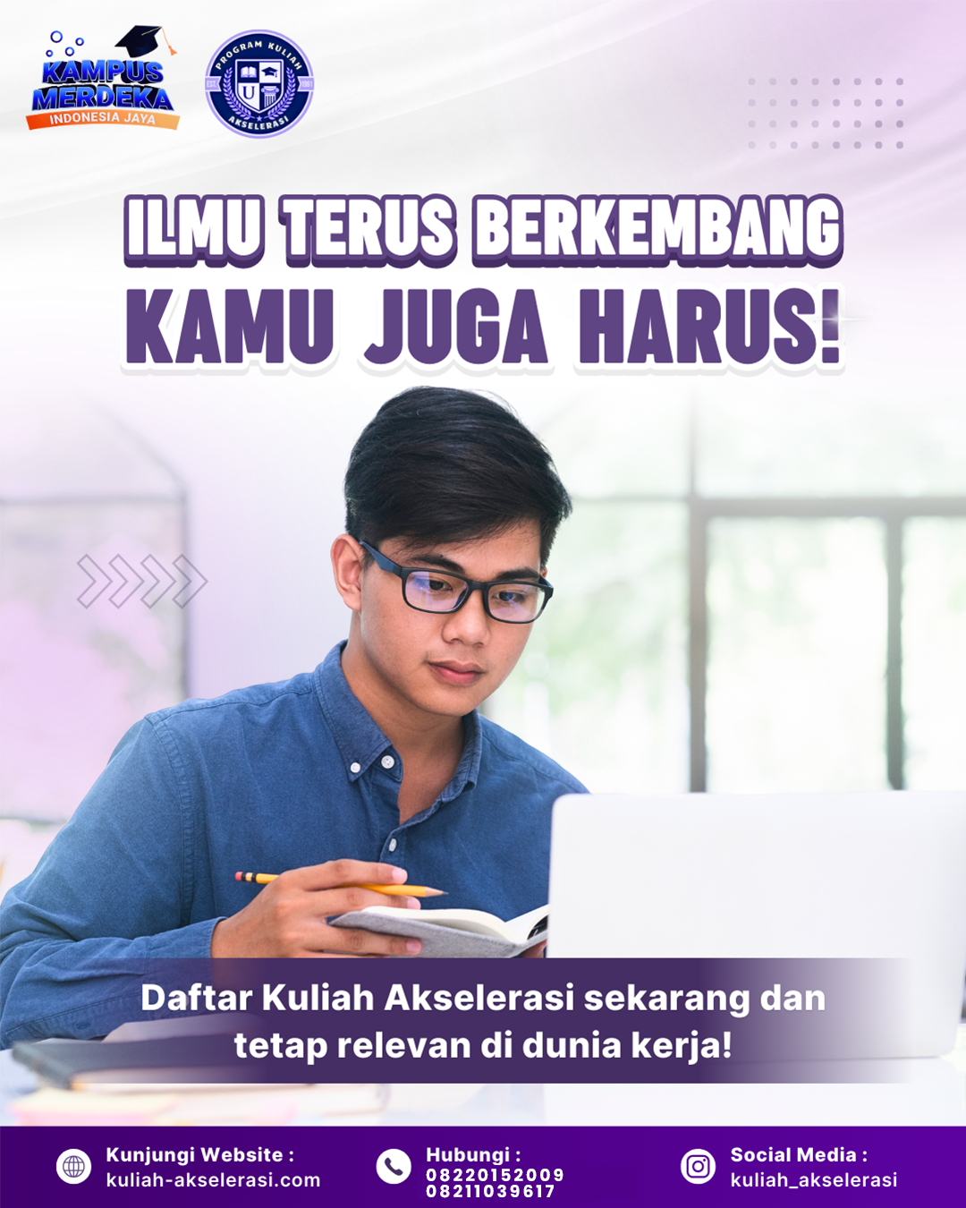 KULIAH FAST TRACK KULIAH AKSELERASI KULIAH PERCEPATAN KULIAH CEPAT KULIAH KILAT KULIAH KELAS KARYAWAN KULIAH RPL