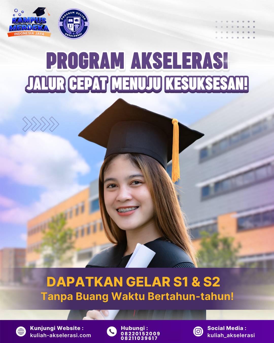 KULIAH FAST TRACK KULIAH AKSELERASI KULIAH PERCEPATAN KULIAH CEPAT KULIAH KILAT KULIAH KELAS KARYAWAN KULIAH RPL